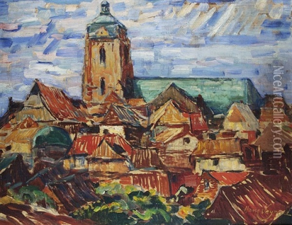 Kirche Oil Painting - Hans Seyppel