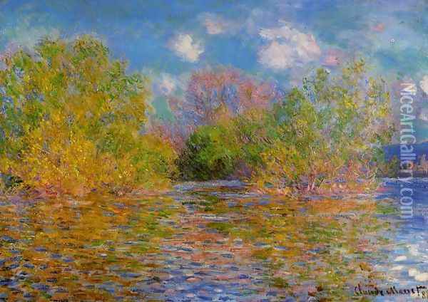 The Seine Near Giverny3 Oil Painting - Claude Oscar Monet