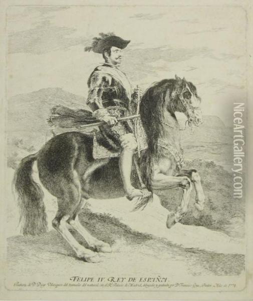 Felipe Iv. Reyde Espana Oil Painting - Francisco De Goya y Lucientes