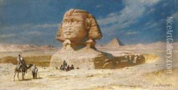 The Sphinx Of Geezah Oil Painting - Carl Haag