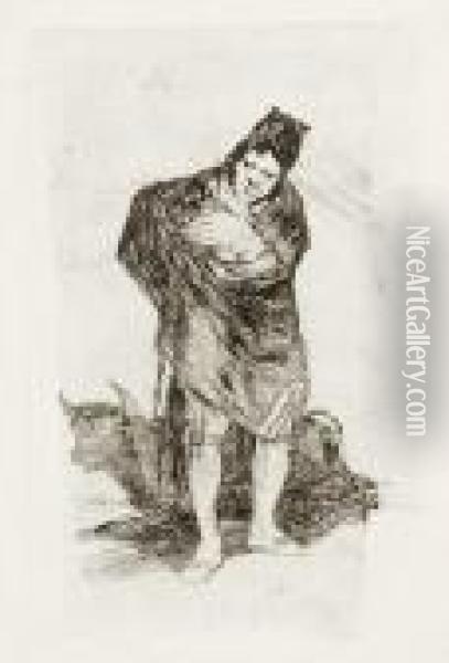 El Embozado -el Torero Anciano - The Old Bullfighter Oil Painting - Francisco De Goya y Lucientes