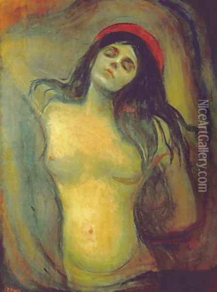 Madonna 2 Oil Painting - Edvard Munch