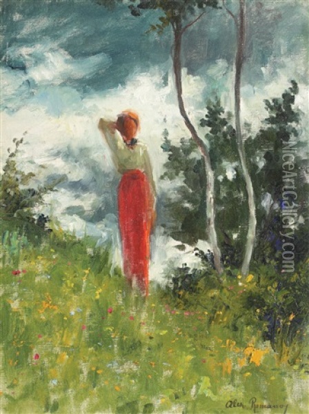 Gone With The Wind Oil Painting - Alexandru Romano