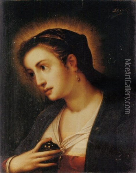 The Penitent Magdalen Oil Painting - Gortzius Geldorp