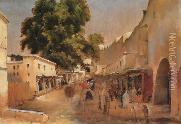 Algeria Oil Painting - Jean-Charles Langlois
