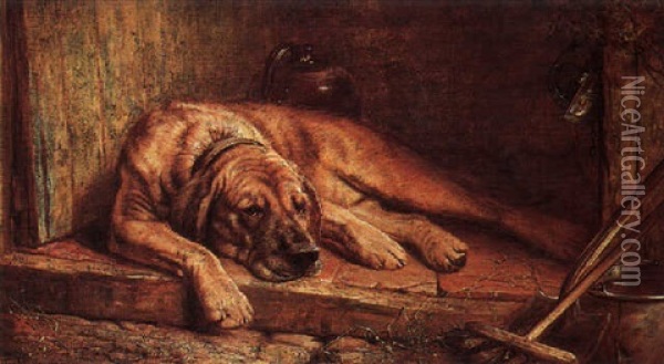 Dog Days Oil Painting - John Fitz Marshall