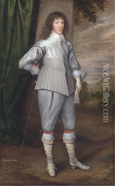 Portrait Of Dutton Oil Painting - George Geldorp