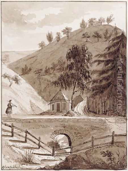 Bridge at Glenfiddich Oil Painting - Louisa Tighe
