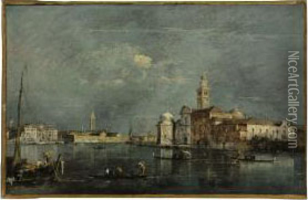 The Lagoon, Venice Oil Painting - Francesco Guardi