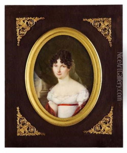 La Comtesse Melchior De Polignac Oil Painting - Andre Leon Larue