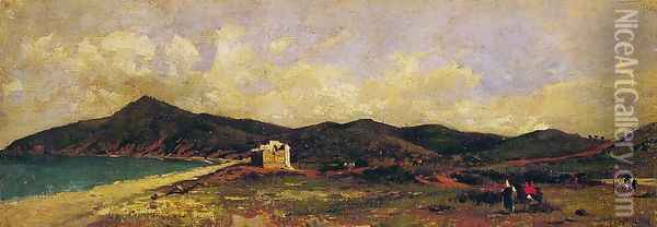 A Summer Day, Morocco Oil Painting - Mariano Jose Maria Bernardo Fortuny y Carbo