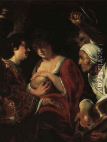La Tentation De Sainte Madeleine Oil Painting - Jacob Jordaens