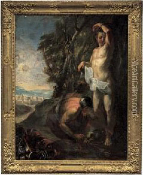 San Sebastiano Oil Painting - Antonio Maria Marini