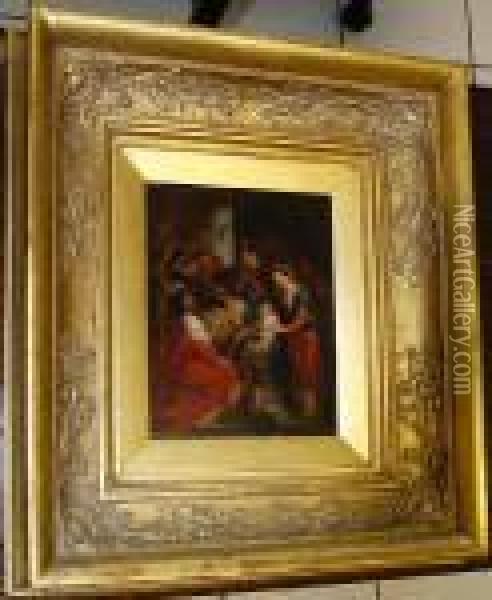 The Adoration Of The Magi Oil Painting - Peter Paul Rubens
