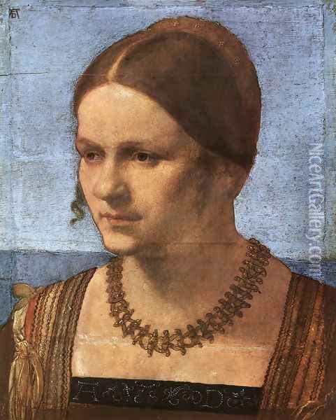 Portrait of a Venetian Woman Oil Painting - Albrecht Durer