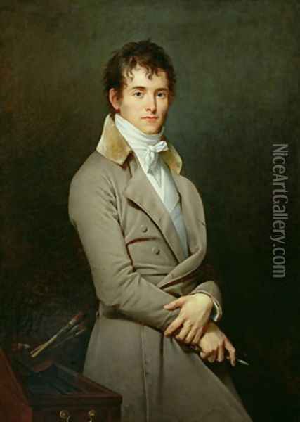 Portrait of Paulin-Guerin 1783-1855 Oil Painting - Robert-Jacques-Francois-Faust Lefevre