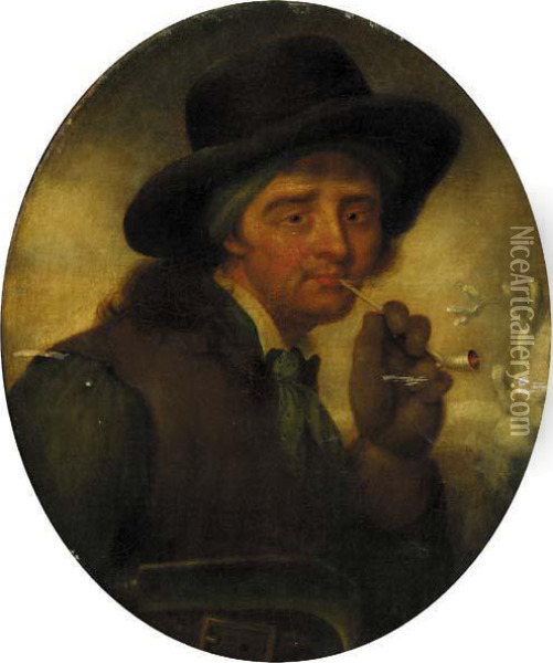 The Woodman's Daughter; And The Woodman Oil Painting - Thomas Barker of Bath
