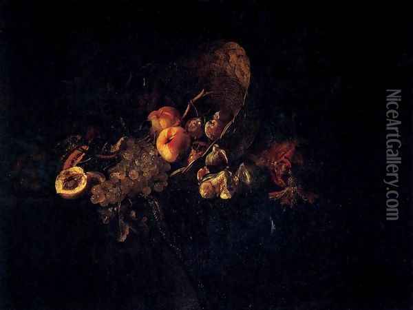 Still-Life with Fruit Oil Painting - Willem Van Aelst