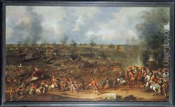 The Siege of Namur 1692 Oil Painting - Hendrick de Meyer