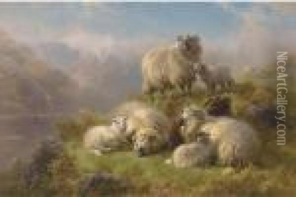 Morning, Loch Eck, Argyleshire Oil Painting - John Dawson Watson