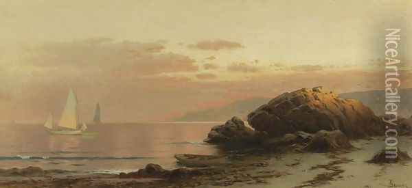 Evening Glow Oil Painting - Alfred Thompson Bricher