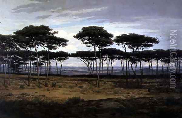 The Pines of Pledeliac Oil Painting - Alexandre Sege