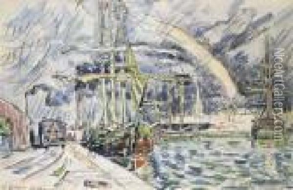 Le Port De St. Malo Oil Painting - Paul Signac