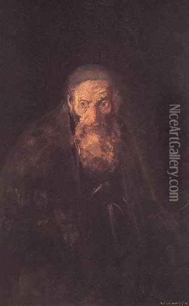 Shylock Oil Painting - Laszlo Mednyanszky