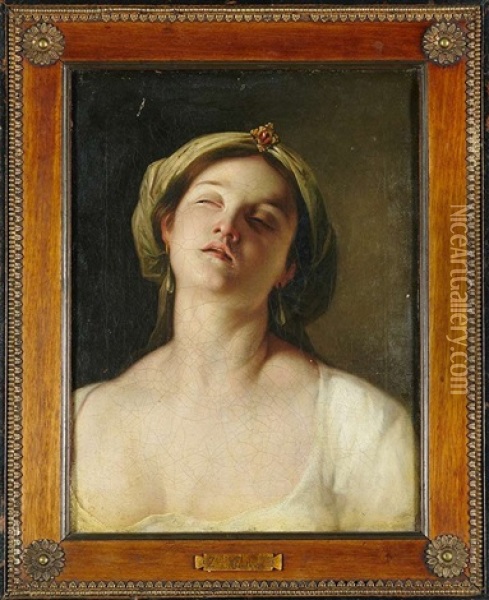 Cleopatra Muerta Oil Painting - Zacarias Gonzalez Velazquez
