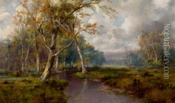 Afternoon Calm Oil Painting - Thomas Bailey Griffin