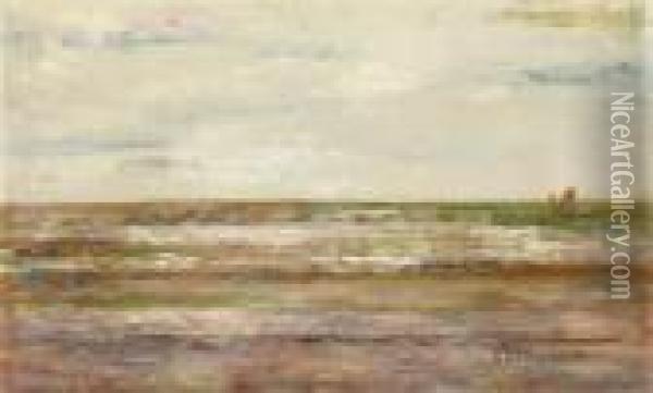 Mer Au Temps Du Frai Oil Painting - James Ensor