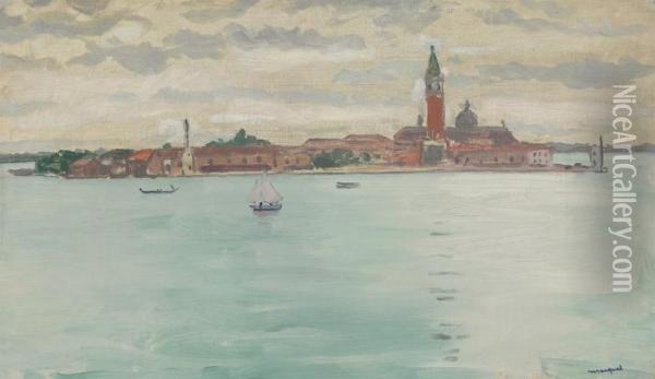 Venise, San Giorgio Oil Painting - Albert Marquet