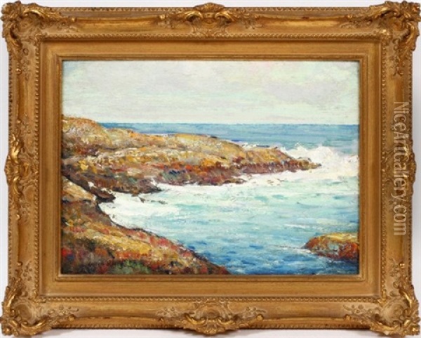 Off The Coast Of Maine Oil Painting - Cullen Yates