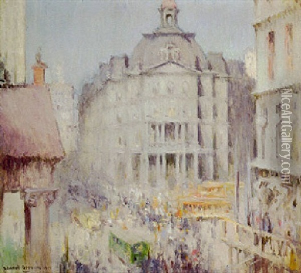 The Old Post Office, New York Oil Painting - Edmund William Greacen