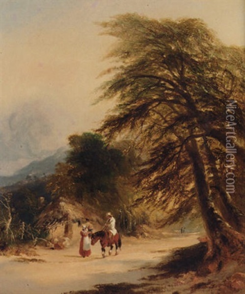 The Farmer's Return Oil Painting - Edmund John Niemann