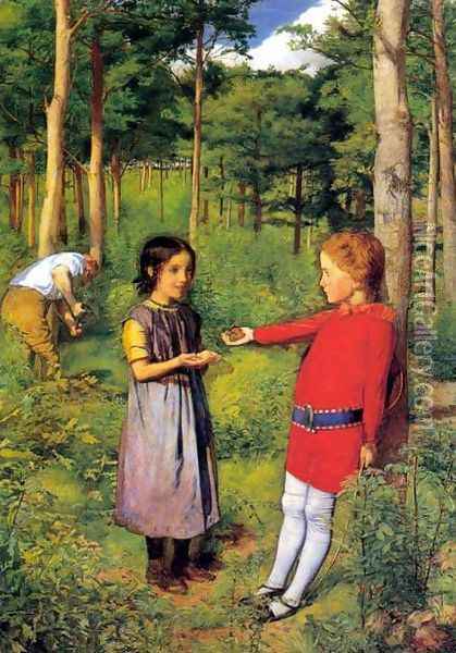 The Woodman's Daughter Oil Painting - Sir John Everett Millais