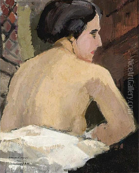 Female Nude Oil Painting - Armand Apol