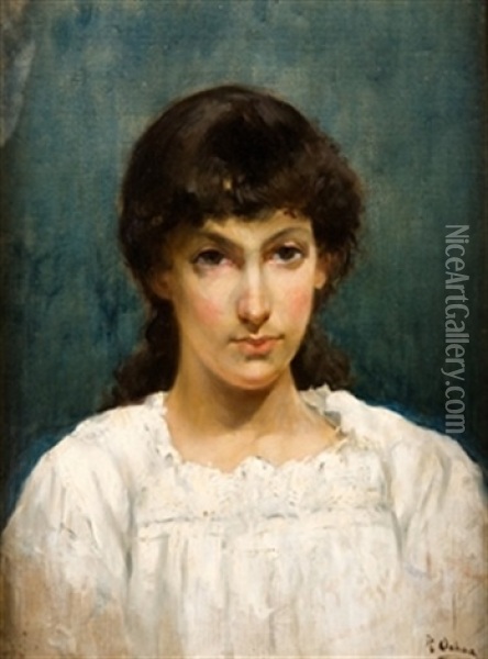 Retrato Femenino Oil Painting - Raphael De Ochoa y Madrazo