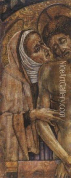 Pieta Oil Painting - Vittorio Crivelli