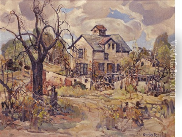 The Abandoned Farm Oil Painting - Charles Reiffel