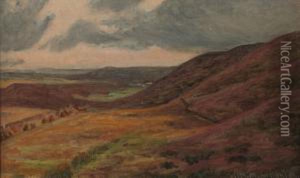 Moor Landscape Oil Painting - Johan Ulrik Bredsdorff
