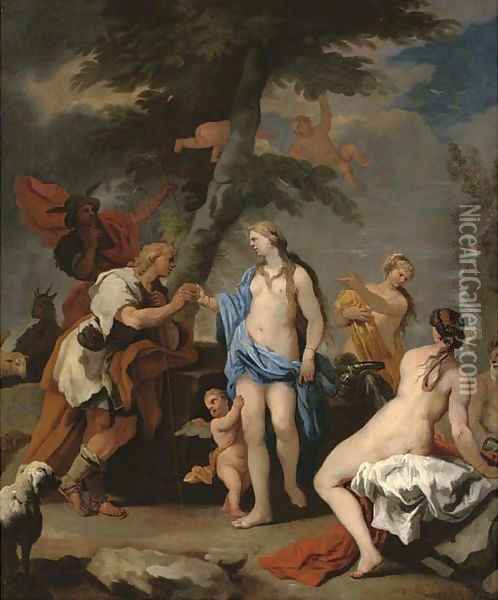 The Judgement of Paris Oil Painting - Luca Giordano