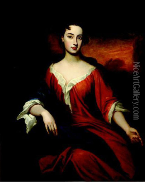 Untitled Oil Painting - Sir Godfrey Kneller