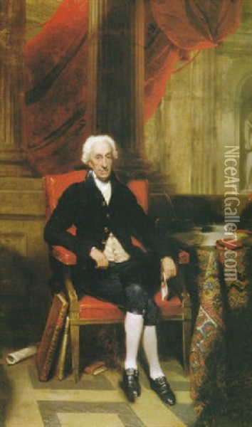 Retrato De Caballero Ingles Oil Painting - John Singleton Copley