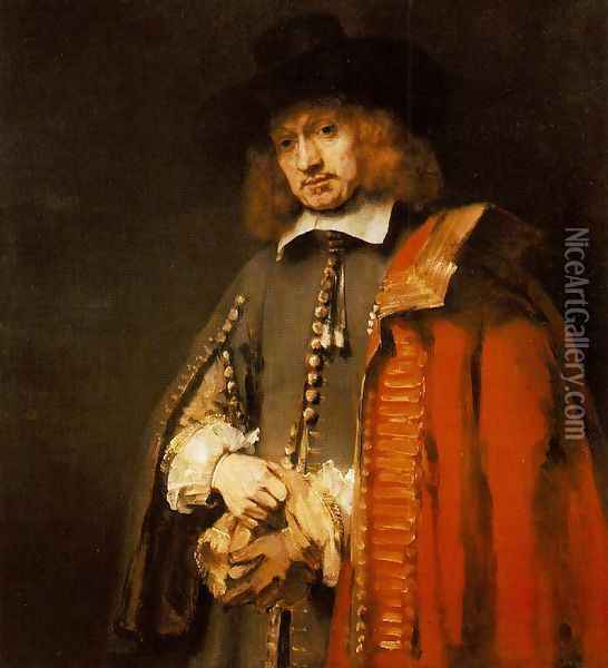 Jan Six 1654 Oil Painting - Rembrandt Van Rijn