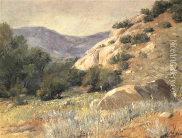 Southwest Landscape Oil Painting - Gerald Cassidy