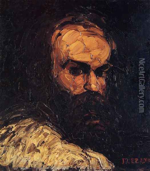 Self Portrait4 Oil Painting - Paul Cezanne