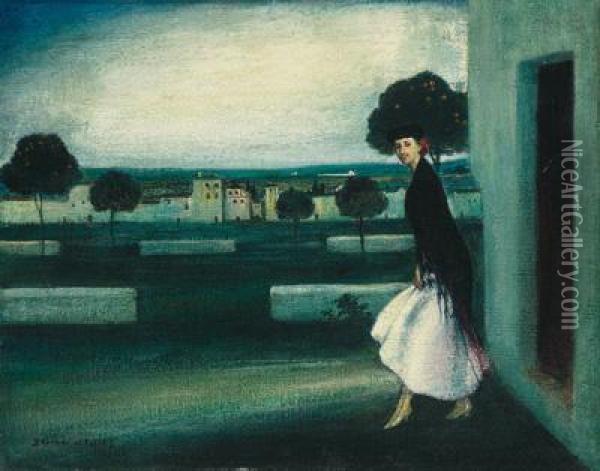 Celos 1906-1907 Oil Painting - Julio Romero De Torres