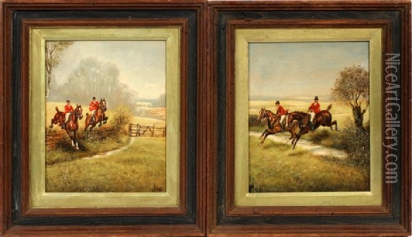 Equestrian Scenes Oil Painting - Rudolf Ritter