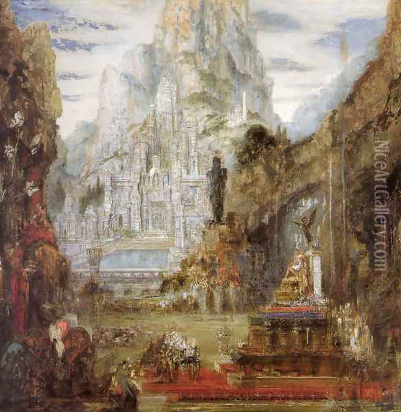 The Triumph of Alexander the Great Oil Painting - Gustave Moreau